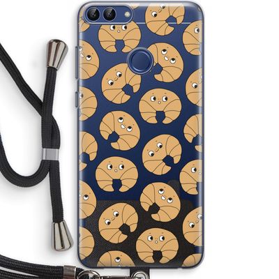 Croissant: Huawei P Smart (2018) Transparant Hoesje met koord