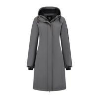 Travelin&apos; Women - softshell jacket - Dark Grijs - Maat XXL