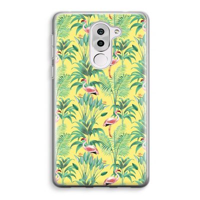 Flamingo party: Honor 6X Transparant Hoesje