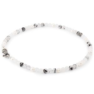Trollbeads TSTNE-00004 Dromen van Balans zilver-kwarts-onyx-zoetwaterparel