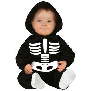 Halloween skelet kostuum voor baby/peuter 12-24 maanden  -