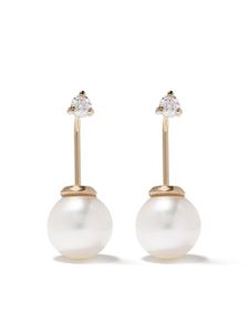 Mizuki boucles d'oreilles serties de diamants en 14ct