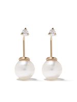 Mizuki boucles d'oreilles serties de diamants en 14ct