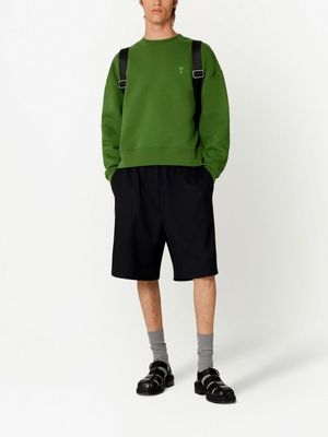 AMI Paris short de sport Ami de Coeur - Noir