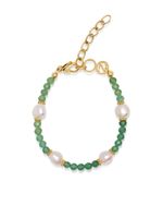 Nialaya Jewelry bracelet orné de perles - Vert