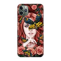 Lady Moth: Volledig geprint iPhone 11 Pro Max Hoesje