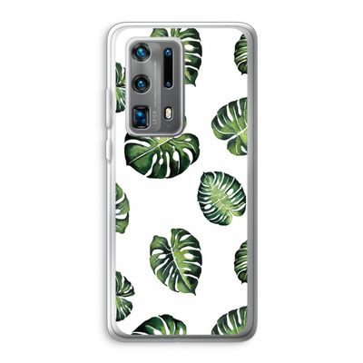 Tropische bladeren: Huawei P40 Pro Plus Transparant Hoesje