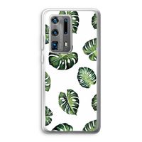 Tropische bladeren: Huawei P40 Pro Plus Transparant Hoesje