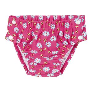 Playshoes zwemluier Bloemen Roze Maat