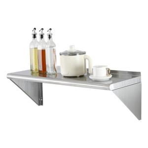 VEVOR kruidenrek wandrek 915 x 305 x 63 mm, hangend keukenrek met frame, zwevend rek roestvrij staal 113 kg belastbaar, plank wandrek kruidenrek voor keukens, restaurants, hotels, enz.