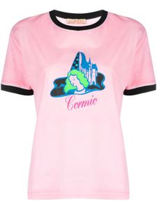 CORMIO t-shirt en coton à logo imprimé - Rose