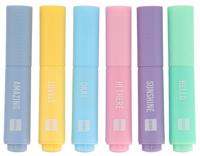 HEMA Mini Markers Pastel - 6 Stuks