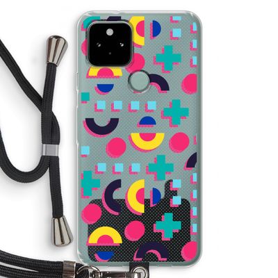 8-bit N°2: Pixel 5 Transparant Hoesje met koord