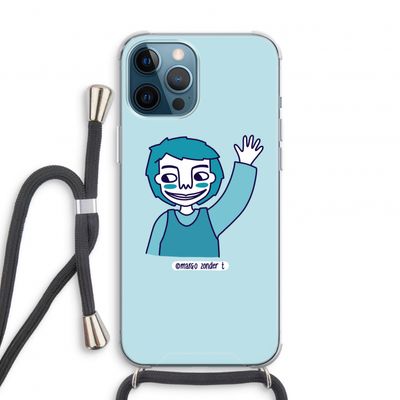 Zwaai: iPhone 12 Pro Transparant Hoesje met koord
