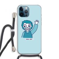 Zwaai: iPhone 12 Pro Transparant Hoesje met koord