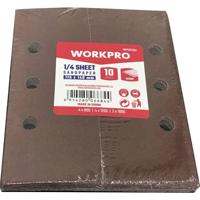 WorkPro WP407202 Schuurpapier Met klittenband (l x b) 140 mm x 115 mm 10 stuk(s)