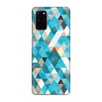 Gekleurde driehoekjes blauw: Volledig geprint Samsung Galaxy S20 Plus Hoesje