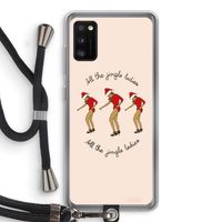 Jingle Ladies: Samsung Galaxy A41 Transparant Hoesje met koord