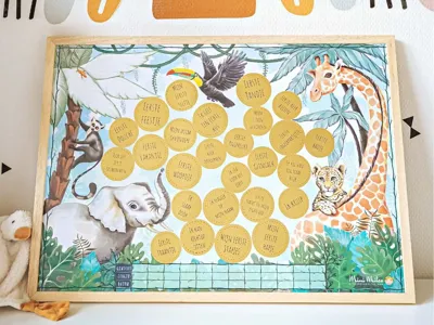 Baby Mijlpaal Krasposter