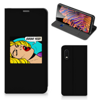 Samsung Xcover Pro Hippe Standcase Popart Oh Yes - thumbnail