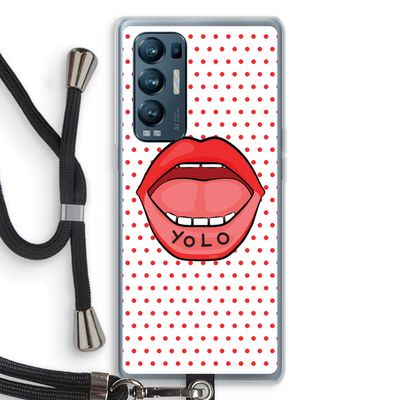 Yolo Denise: Oppo Find X3 Neo Transparant Hoesje met koord