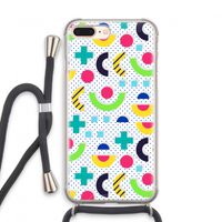 8-bit N°1: iPhone 8 Plus Transparant Hoesje met koord