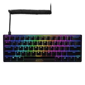 Sharkoon SKILLER SGK50 S4 gaming toetsenbord RGB leds, Hot-swappable, 60%