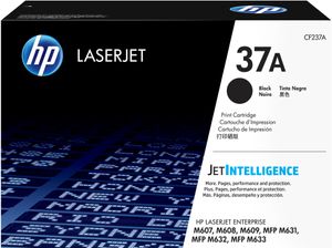 HP toner 37A, 11 000 pagina's, OEM CF237A, zwart