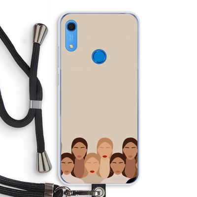 Girls girls girls: Huawei Y6s Transparant Hoesje met koord