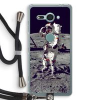 Spaceman: Sony Xperia XZ2 Compact Transparant Hoesje met koord Spaceman: Sony Xperia XZ2 Compact Transparant Hoesje met koord