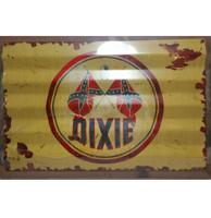 Dixie Metalen/Houten Bord Met Reliëf