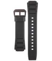 Horlogeband Casio 10404335 / EFR-515PB-1A2V Kunststof/Plastic Zwart 18mm