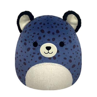 Squishmallows knuffel Spotts het marineblauwe jachtluipaard - 50 cm