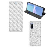 Sony Xperia 10 III | Hoesje met Magneet | Stripes Dots Sony Xperia 10 III | Hoesje met Magneet | Stripes Dots