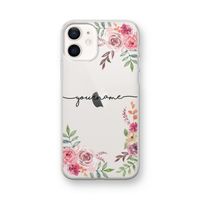 Rozen: iPhone 12 mini Transparant Hoesje
