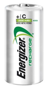 Energizer herlaadbare batterijen Power Plus C, blister van 2 stuks