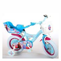 Disney Frozen 2 kinderfiets 12 inch Blauw - thumbnail