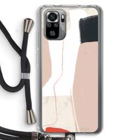 Lava: Xiaomi Redmi Note 10S Transparant Hoesje met koord