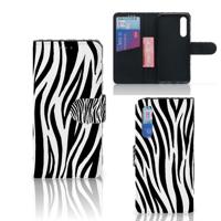 Xiaomi Mi 9 SE | Telefoonhoesje | Met pasjeshouder | Zebra