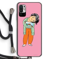 Visknuffel: Xiaomi Redmi Note 10 5G Transparant Hoesje met koord
