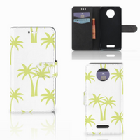 Motorola Moto C Plus Hoesje Palmtrees - thumbnail