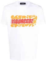 DSQUARED2 t-shirt en coton à logo imprimé - Blanc - thumbnail