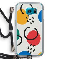 Illustratieve pop 3: Samsung Galaxy S6 Transparant Hoesje met koord