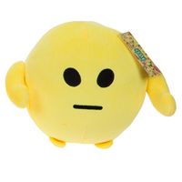Kamparo knuffel Imoji Ball droevig 18 cm pluche geel - thumbnail