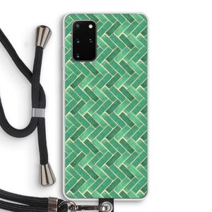 Moroccan tiles 2: Samsung Galaxy S20 Plus Transparant Hoesje met koord