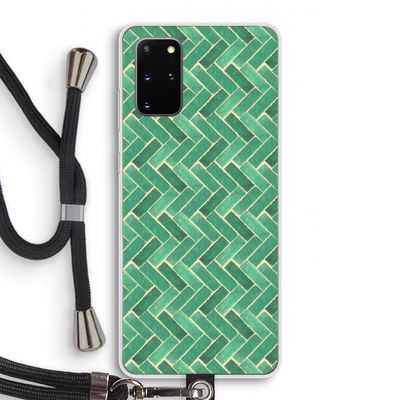 Moroccan tiles 2: Samsung Galaxy S20 Plus Transparant Hoesje met koord