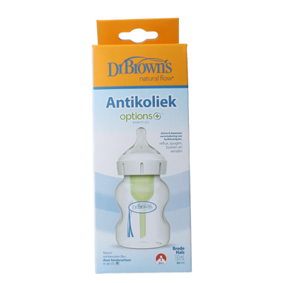 Options+ brede halsfles 150ml 1 Stuks