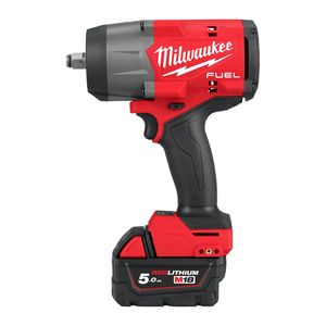 Milwaukee M18 FHIW2F12-502X M18 FUEL™ slagmoersleutel 1/2" high trq, 1491Nm frictiering, 2 x 5,0 Ah - 4933492783