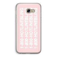 Hotline bling pink: Samsung Galaxy A5 (2017) Transparant Hoesje