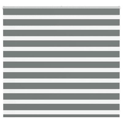 VidaXL Zebra rolgordijn 155x100 cm stofbreedte 150,9 cm donkergrijs